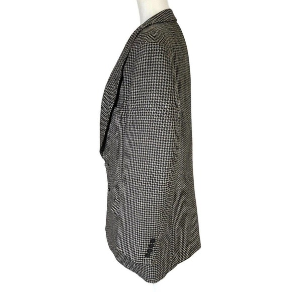 Dayton Hudson’s Marshall Field’s Vintage Men’s 100% Wool Blazer Coat Houndstooth - Picture 6 of 9